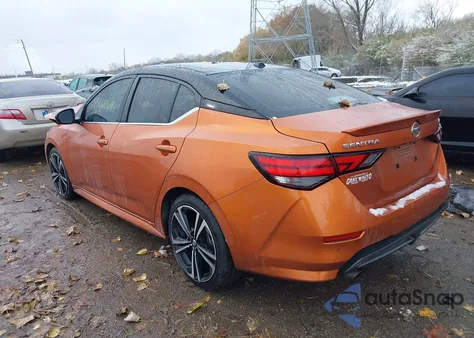 2022 Nissan Sentra Sr Xtronic Cvt z USA, uszkodzony, nr VIN 3N1AB8DV9NY237086